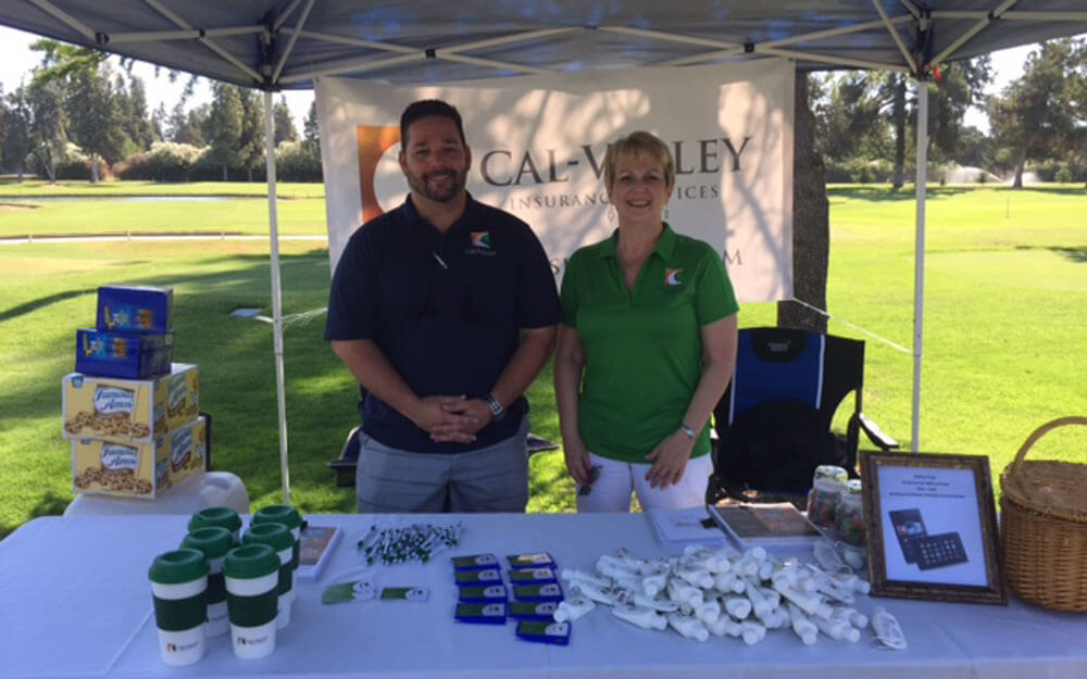 Mike and Donna at the 435 Golf Tournament